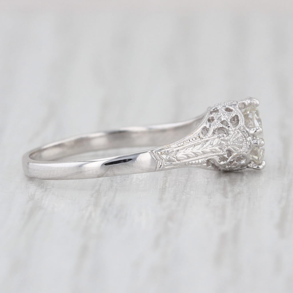 Beverley K 0.75ct Diamond Solitaire Engagement Ring 18k White Gold Size 6.75