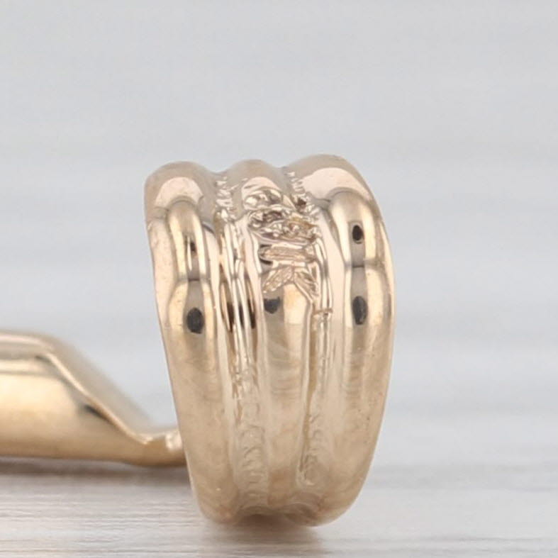 Crucifix Cross Pendant 18k Yellow Gold INRI Religious Jewelry