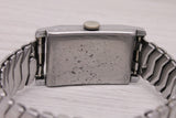 VINTAGE c.1930 Omega Steel Tank Watch cal.20F ORIGINAL Dial Fab Importe Suisse