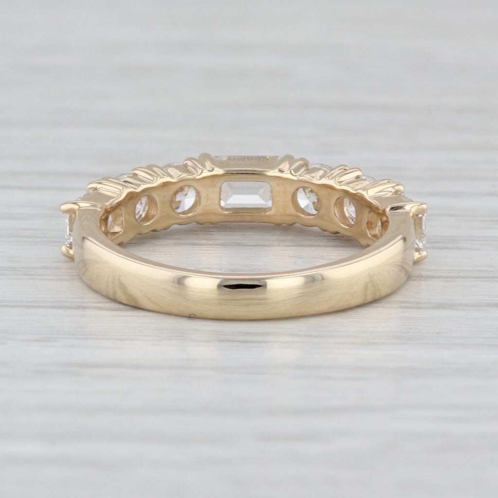New 1.67ctw Lab Grown Diamond Wedding Band 14k Yellow Gold Stackable Ring