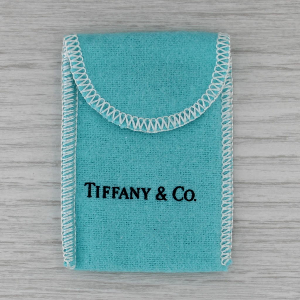 Engravable Tiffany & Co Money Clip w/ Box & Pouch Sterling Silver Vintage