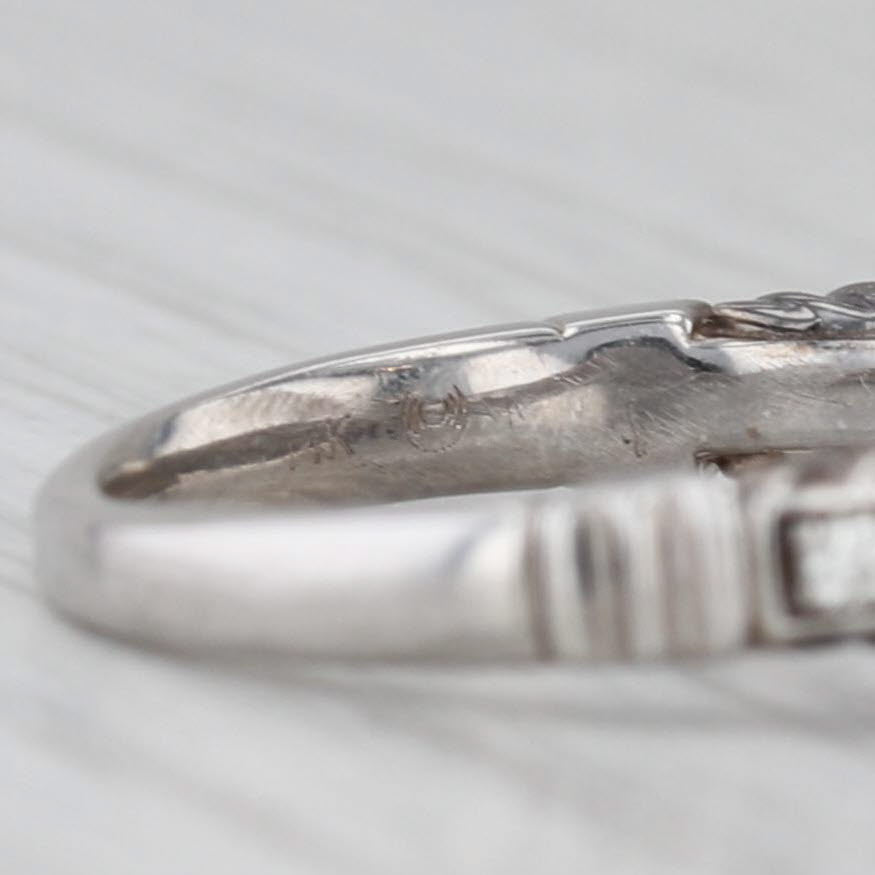 Gray Disney Enchanter Villians Oval Black Diamond Ring 14k White Gold Engagement