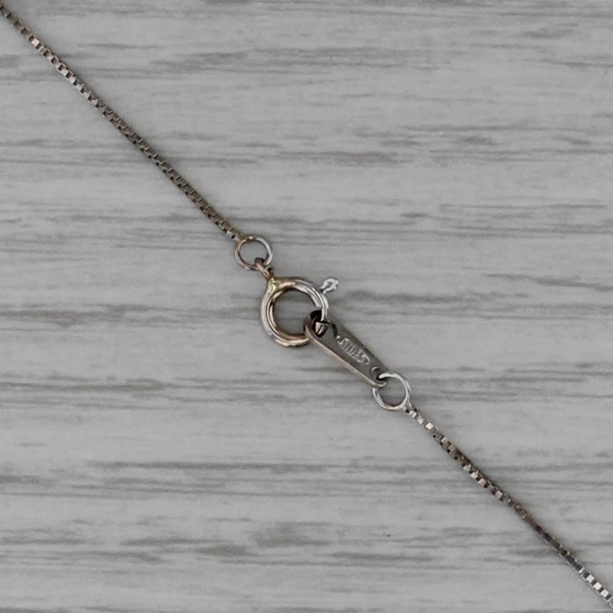 0.90ctw Diamond Cross Pendant 14k 18k White Gold 21" Box Chain