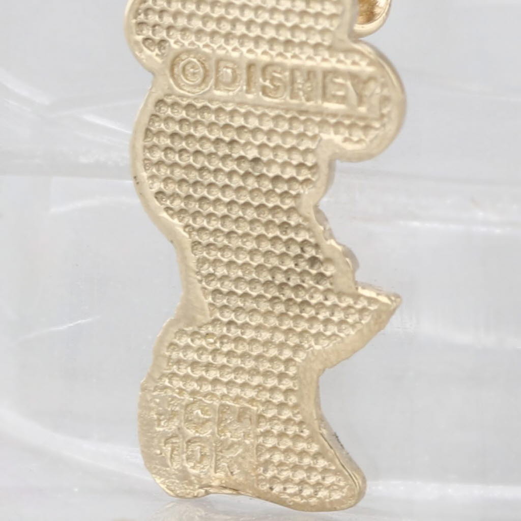 Minnie Mouse Pendant 10k Gold Disney Cartoon Collectible Keepsake Charm