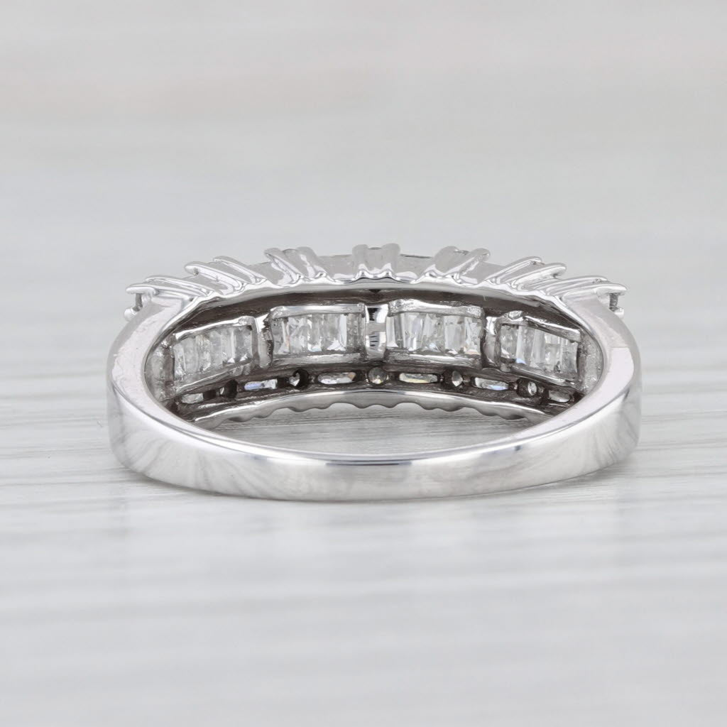 0.50ctw Diamond Ring 10k White Gold Size 7 Bridal Wedding Anniversary Band