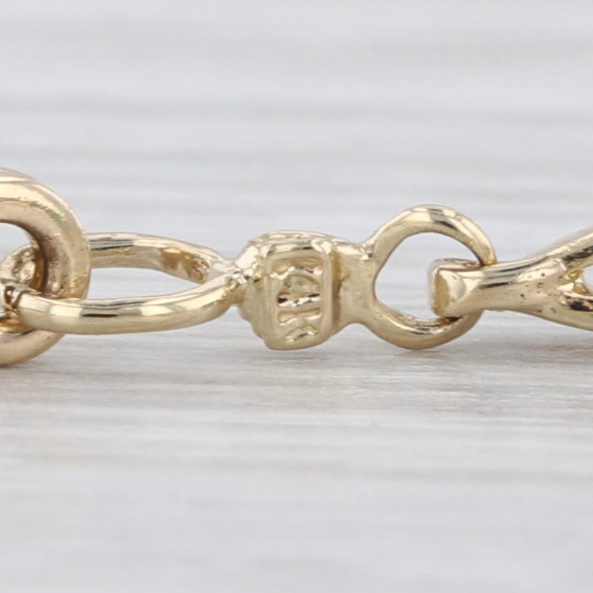 3.25ctw Emerald Diamond Tennis Bracelet 14k Yellow Gold 7" Bar Oval Links