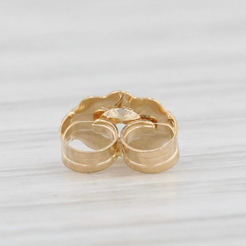 0.75ctw Round Amethyst Stud Earrings 14k Yellow Gold