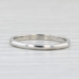 Light Gray Vintage Traub Orange Blossom Wedding Band 900 Platinum Ring Size 6
