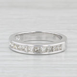 0.75ctw Diamond Wedding Band 10k White Gold Size 7 Ring Stackable Anniversary