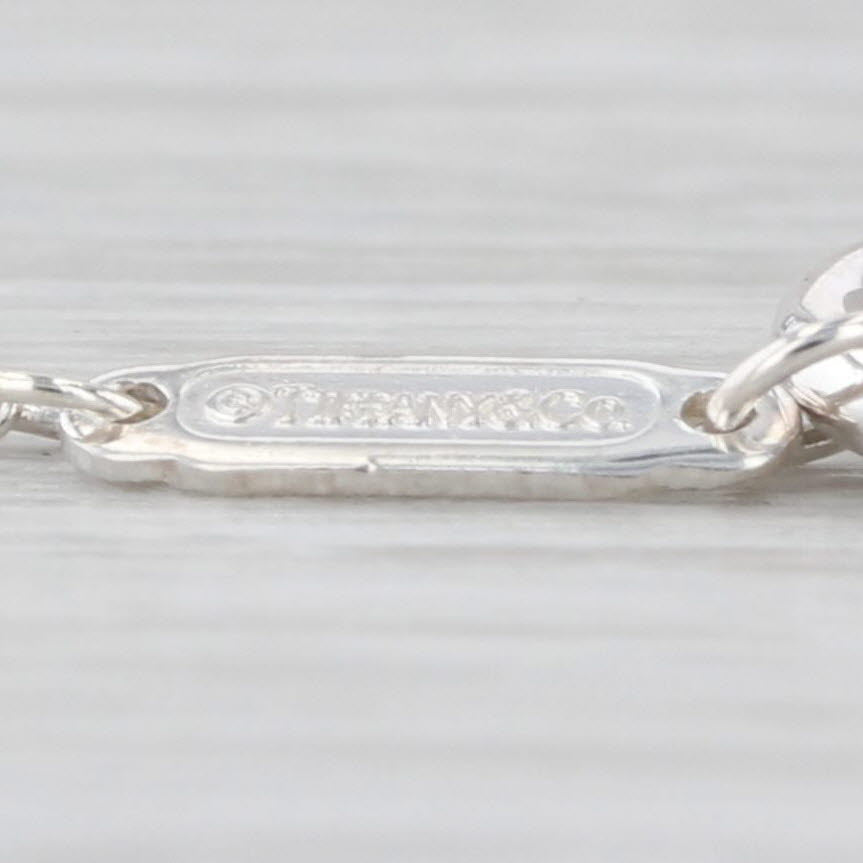 Tiffany & Co Airplane Pendant Necklace w/ Pouch Sterling Silver 16" Cable Chain