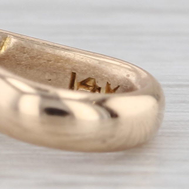 Antique Spring Hook Clasp 14k Yellow Gold Findings Jewelry Making Watch Chain