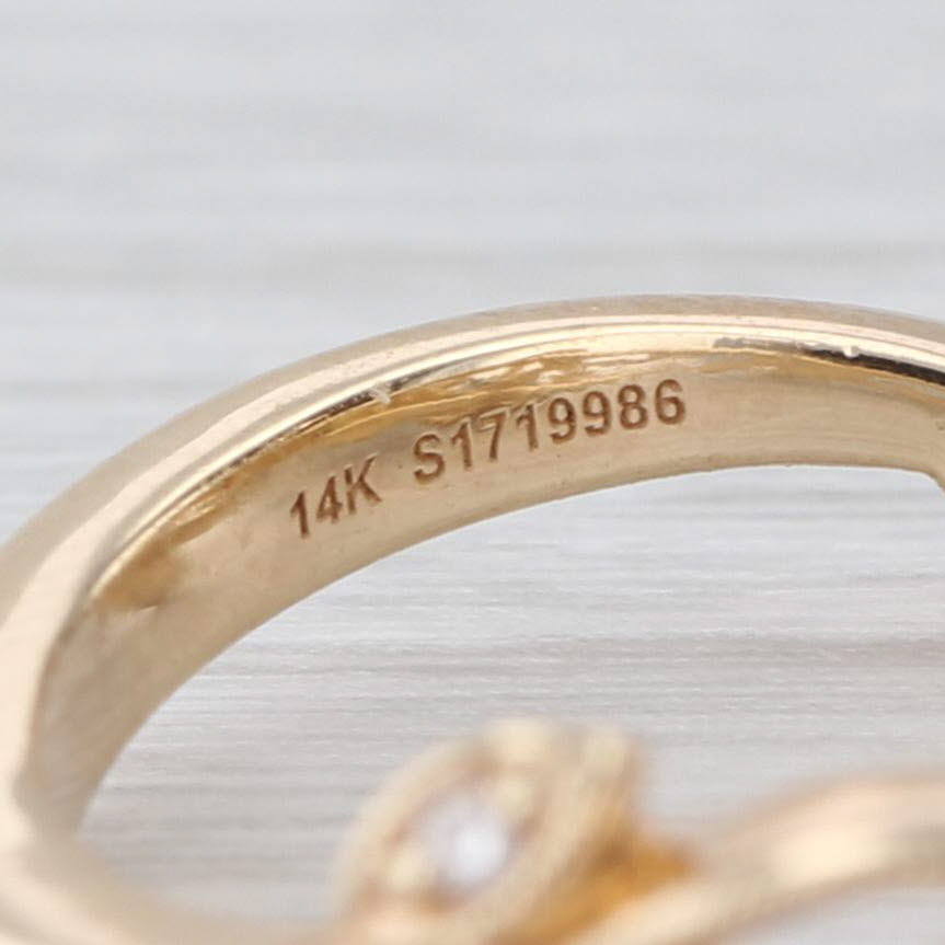 GIA 1.17ctw Diamond Heart Engagement Ring Wedding Band Bridal Set 14k Gold