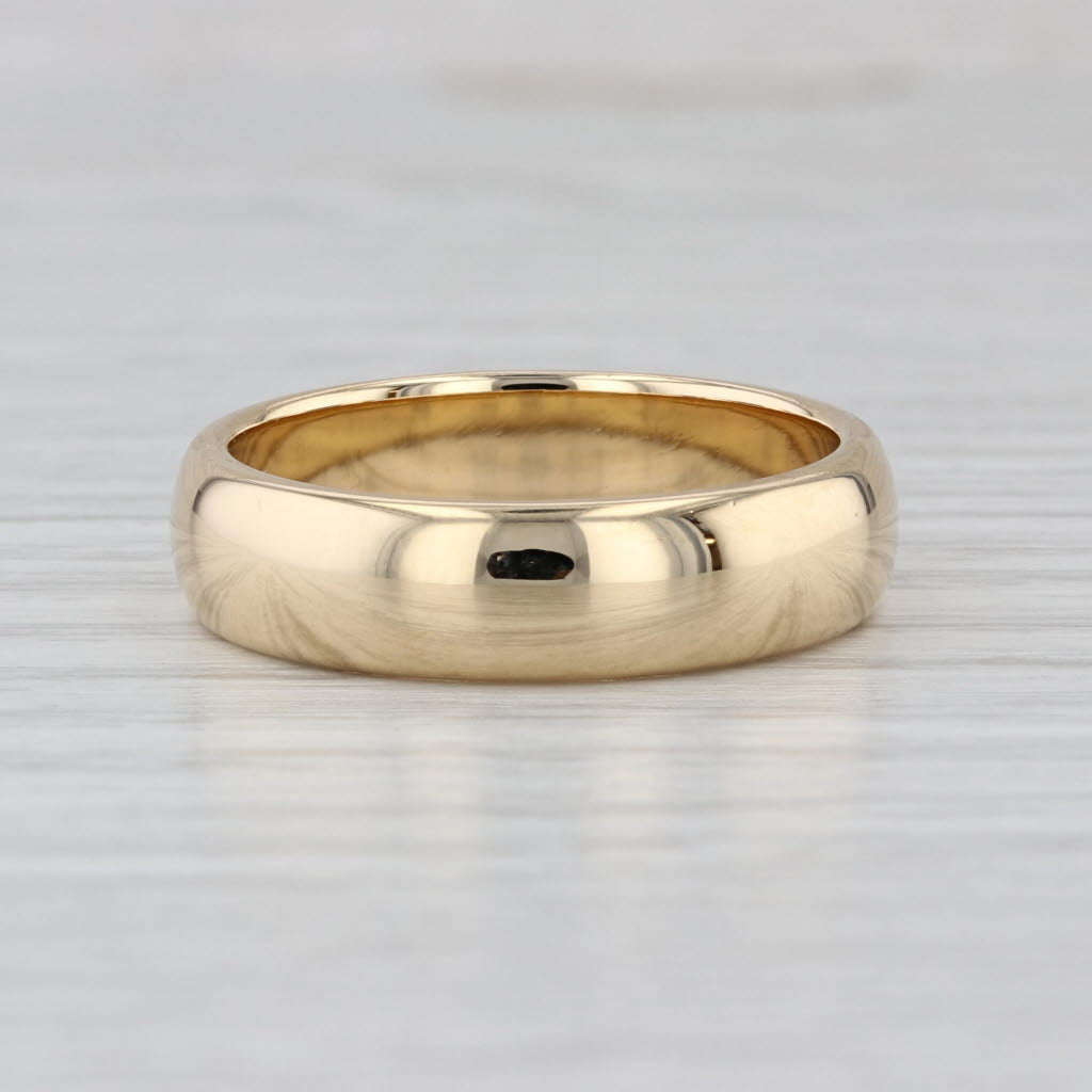 Tiffany & Co Forever 6mm Wedding Band 18k Yellow Gold Size 10.5 Men's Ring