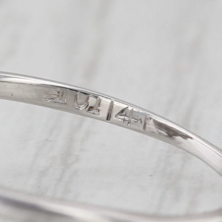 1.34ctw Aquamarine Diamond Halo Ring 14k White Gold Size 8.5 Engagement
