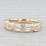 Light Gray New 1.27ctw Lab Created Diamond Ring 14k Gold Size 5.5 Stackable Wedding Band