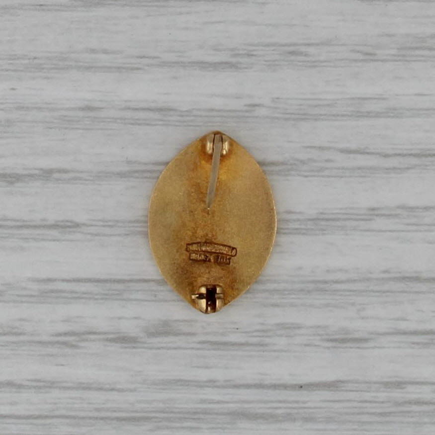 Jamestowne Society Pro Consilio Prime Colonie Virginie Pin 10k Gold Enamel