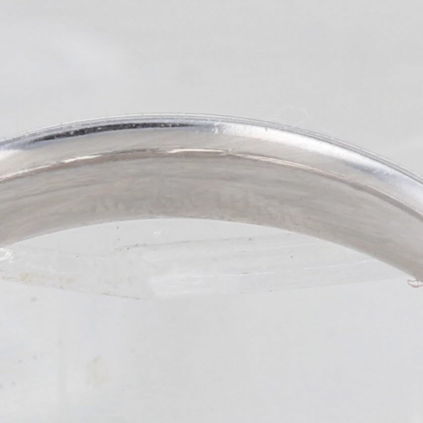 Swirl Pattern Band 14k White Gold Size 5-5.25 Stackable Wedding Ring