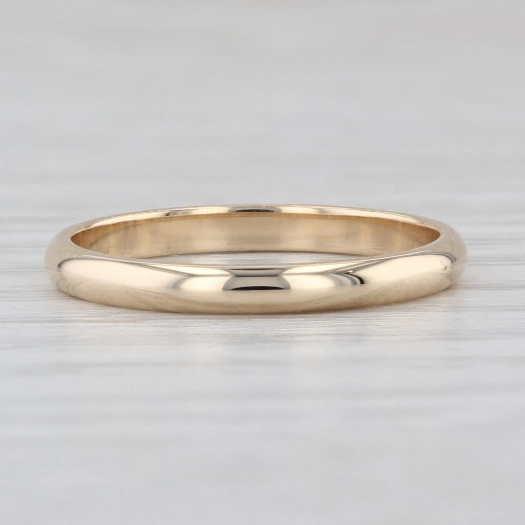 Classic Gold Wedding Band 10k Yellow Gold Size 5 Ring