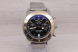 Breitling Super Ocean 43mm Chronograph Diver Automatic Watch Bracelet Box U23370