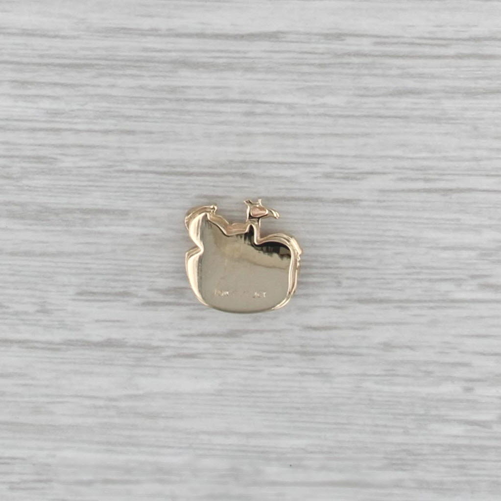 Vintage Richard Klein Noah's Ark Slide Bracelet Charm 10k Yellow Gold
