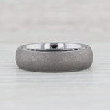 Light Gray New Brushed Tungsten Ring Size 9 Men's Wedding Band
