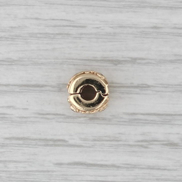 Pandora Babbling Brook Clip 14k Yellow Gold Diamond Charm 750418D