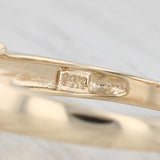 0.60ctw Marquise Tanzanite Diamond Ring 14k Yellow Gold Size 8