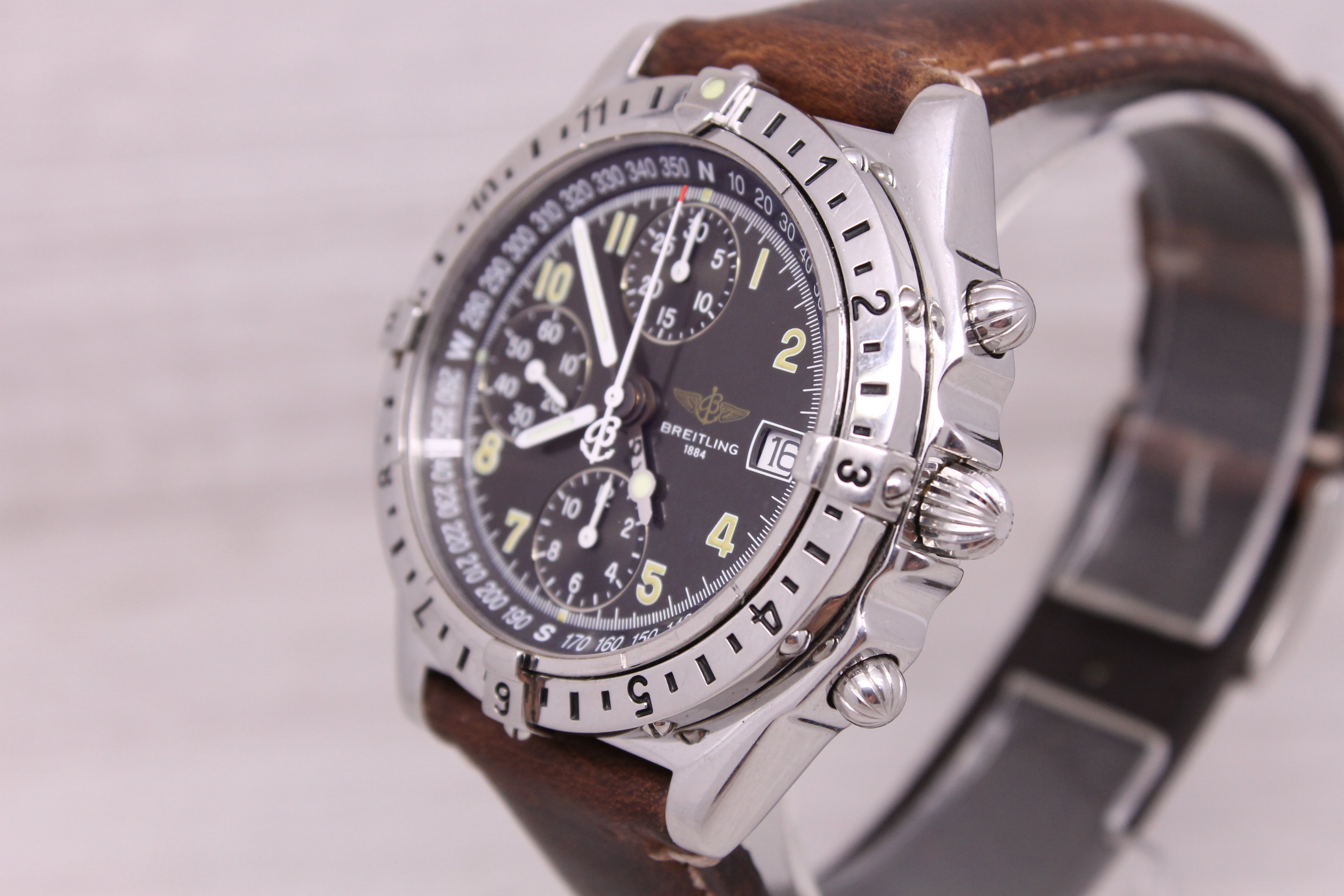 Breitling Chronomat Longitude GMT 40mm Steel Automatic Chronograph Watch A20048