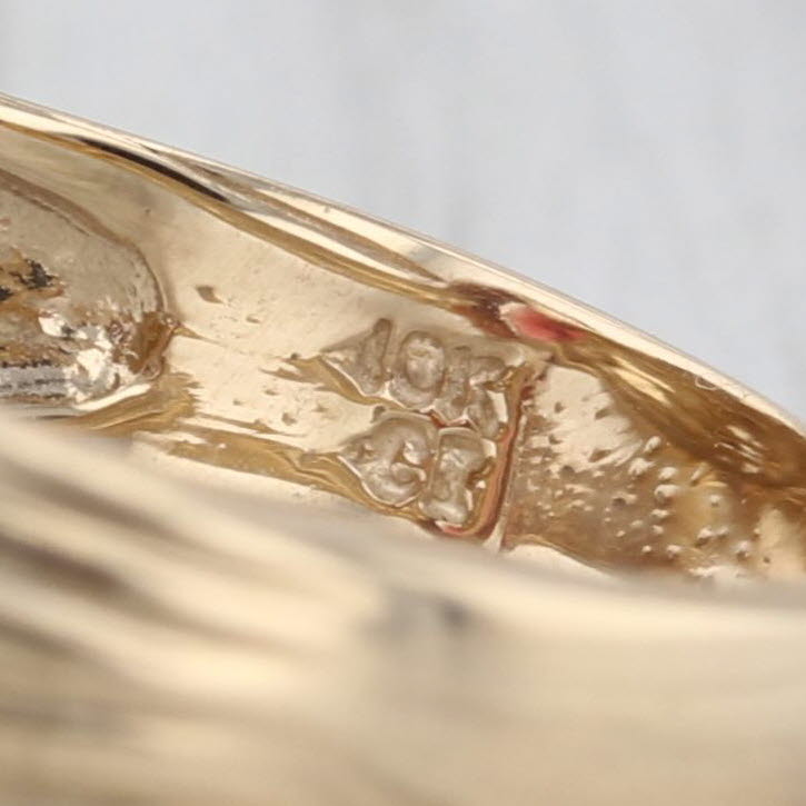 2ct Garnet Marquise Solitaire Ring 10k Yellow Gold Size 6.75