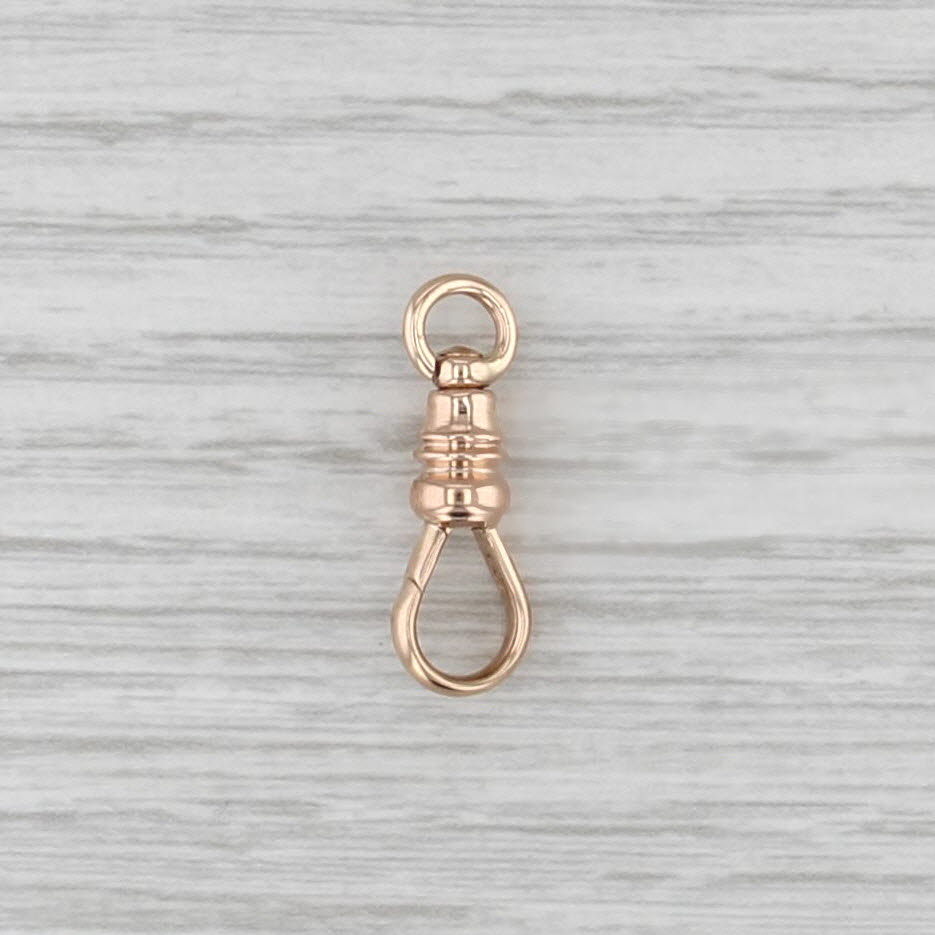 Antique Spring Hook Clasp 14k Rose Gold Findings Jewelry Making Repair