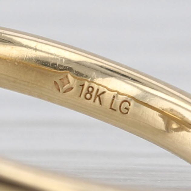 3.05ctw Marquise IGI VS1 G Lab Created Diamond Ring 18k Yellow Gold Size 4.75