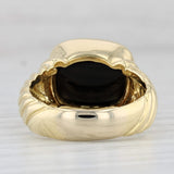 Light Gray David Yurman Onyx Noblesse Cable Ring 18k Yellow Gold Size 9.25 with Box
