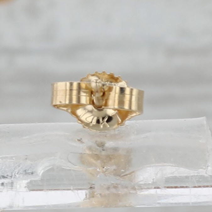Single 0.17ct Solitaire Diamond Stud Earring 14k Yellow Gold