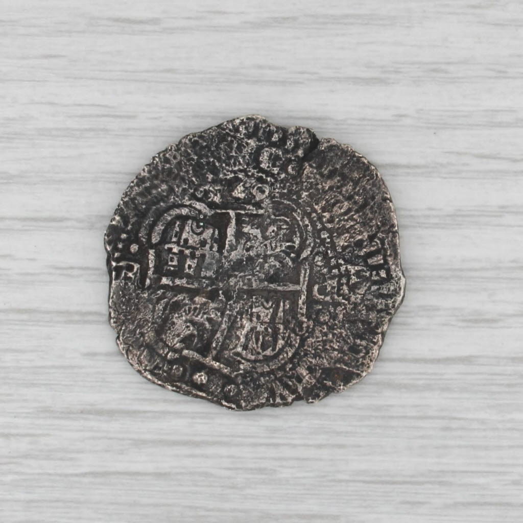 NGC 1653 E PH Bolivia 8 Reales Fine Silver Spanish Coin Maravillas Shipwreck