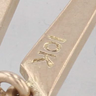 Antique Diamond Pearl Wreath Pendant 10k Yellow Green Gold Lavalier