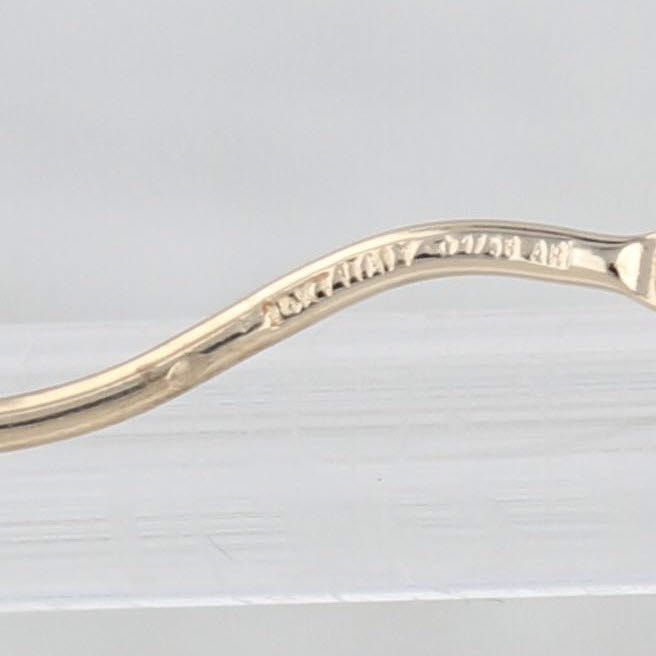 Oval Hoop Earrings 14k Yellow Gold 26.4 x 3mm Snap Top Hoops