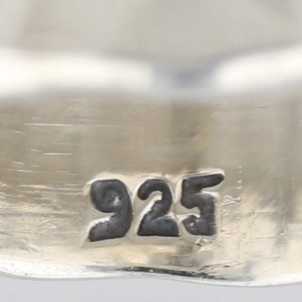 Hammered Silver Cuff Wide Band Ring Sterling Silver Size 9.25