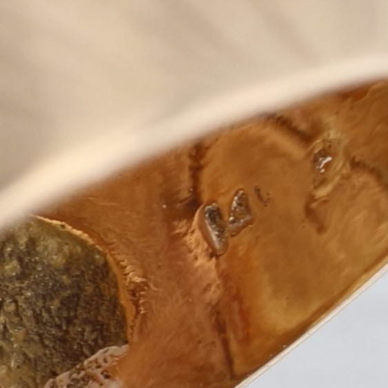 1984 1/10 oz Krugerand South African Coin Ring 14k 22k Yellow Gold Size 10.25