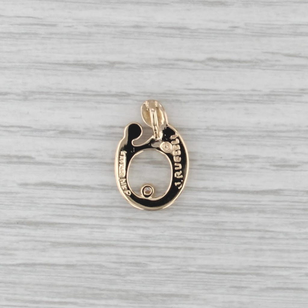 Kavnar Diamond Accented Mother & Child Pendant 14k Yellow Gold Gift Keepsake