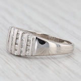 0.35ctw Diamond Ring 10k White Gold Size 8