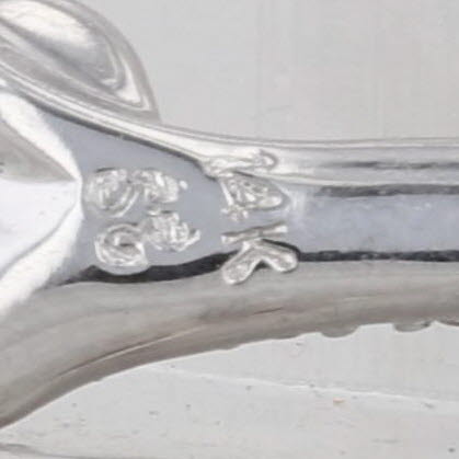 0.17ctw Diamond Dog Bone Charm 14k White Gold Pendant