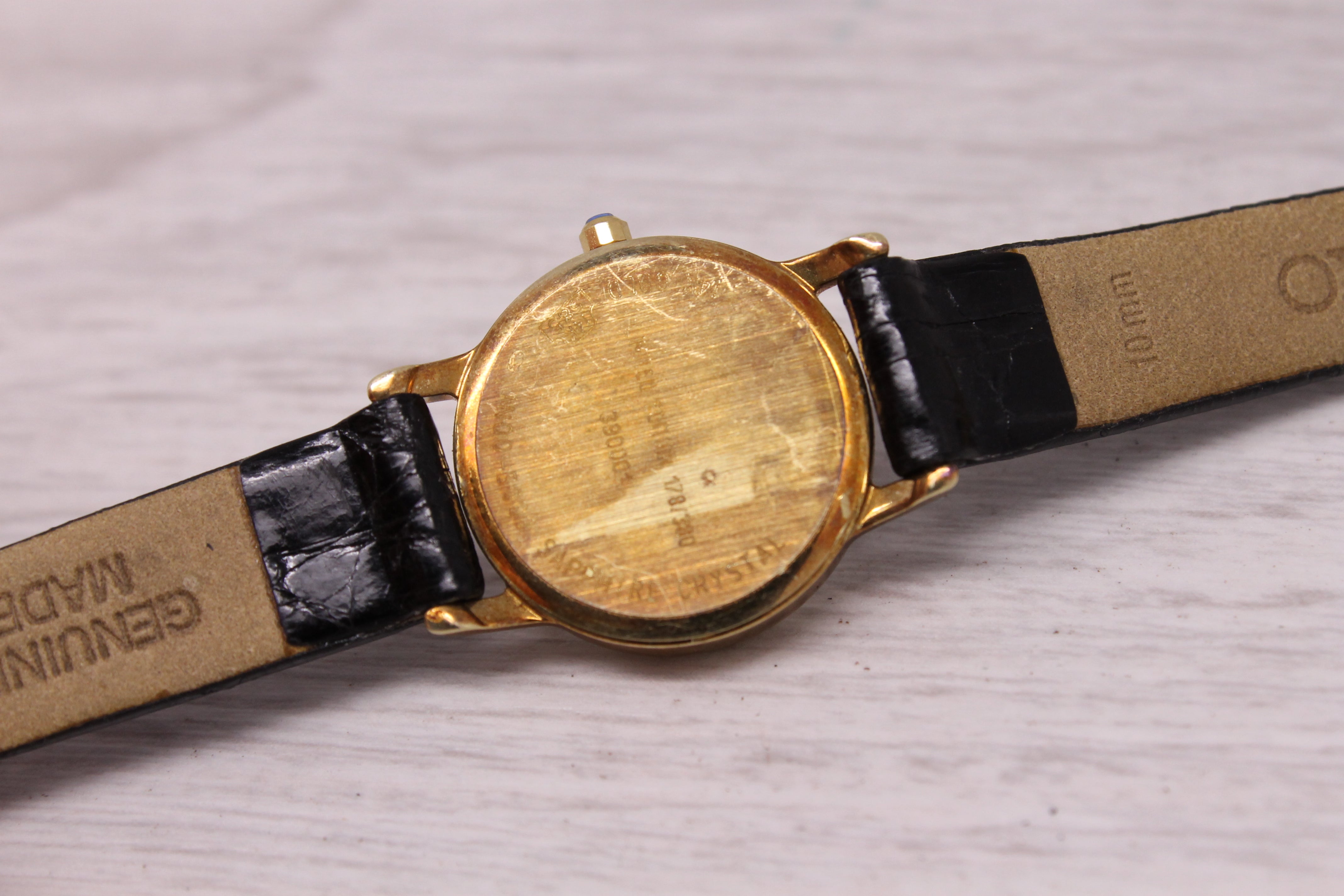 Limited Edition Seiko Disney Mickey Mouse Quartz Watch 14K Gold MOP Dial 178/300