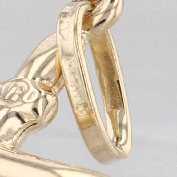 Crucifix Cross Pendant 18k Yellow Gold INRI Religious Jewelry