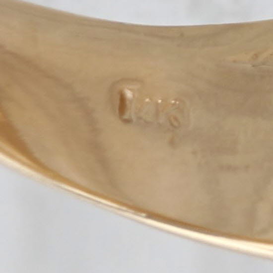 0.17ctw Diamond Stacked Ring 14k Yellow Gold Size 8.75-9 Cocktail