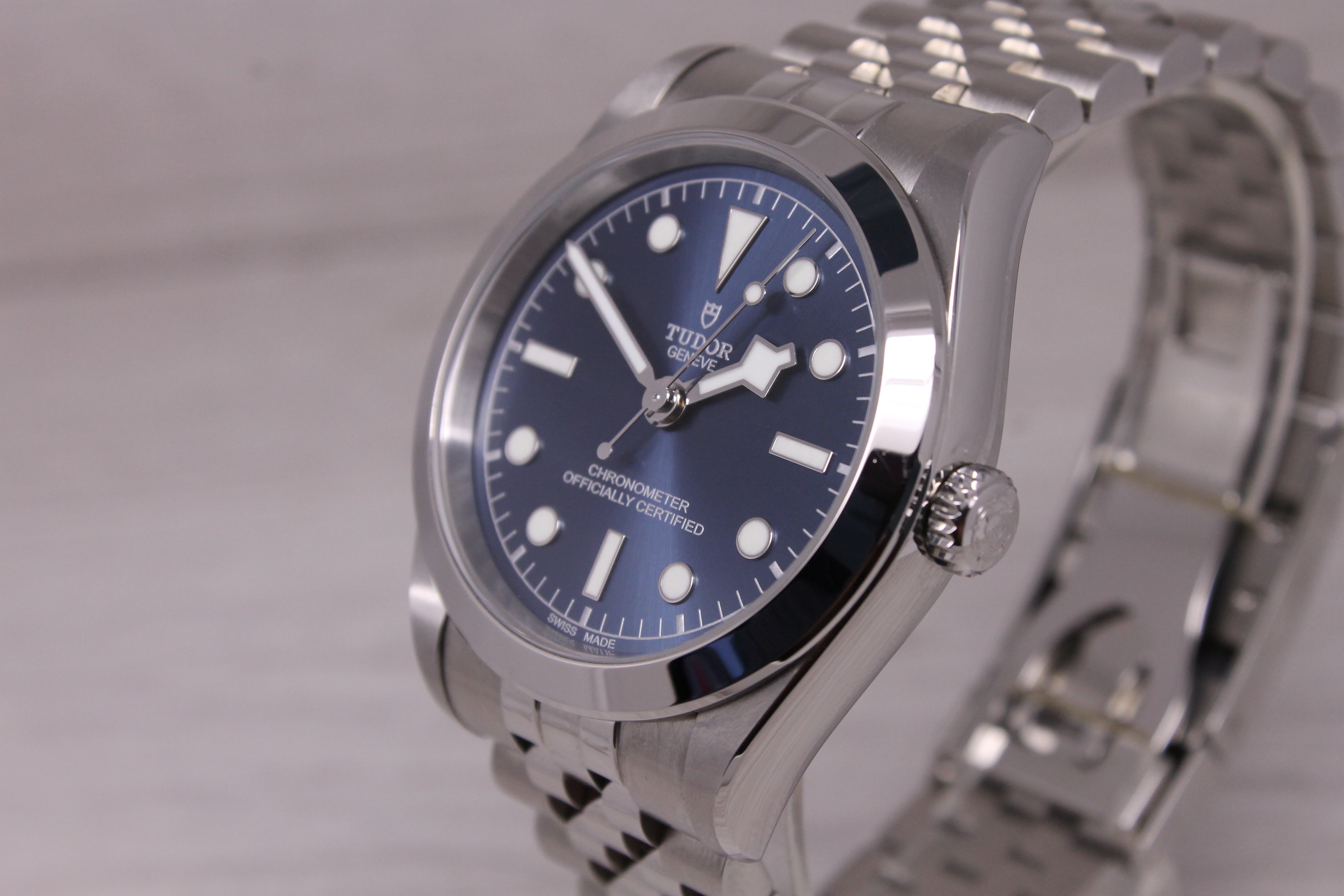 Tudor Black Bay One 39mm Blue Mens Steel Automatic Watch Box Card April 26 79660