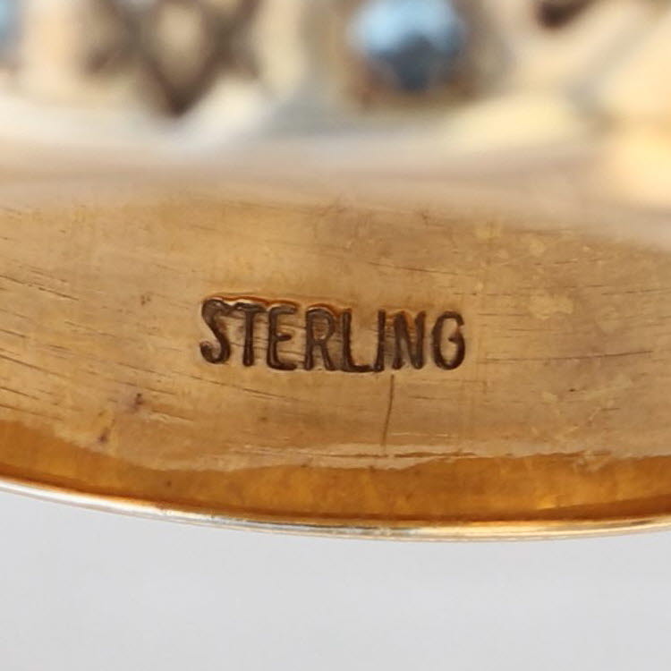 Knights Templar Signet Ring Sterling Silver Masonic Blue Lodge Triple Tau Trowle