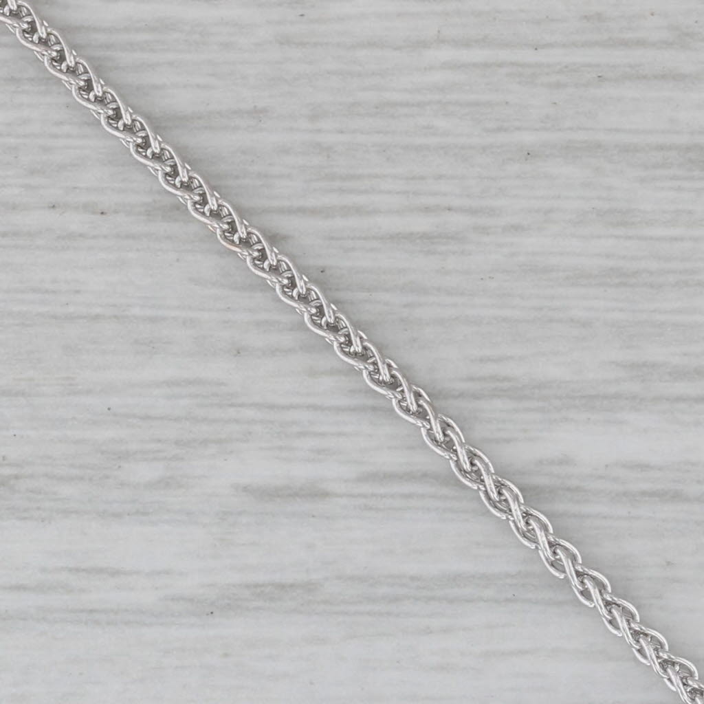 Gray Ever Us 1ctw Diamond Bolo Bracelet 14k White Gold Adjustable Wheat Chain