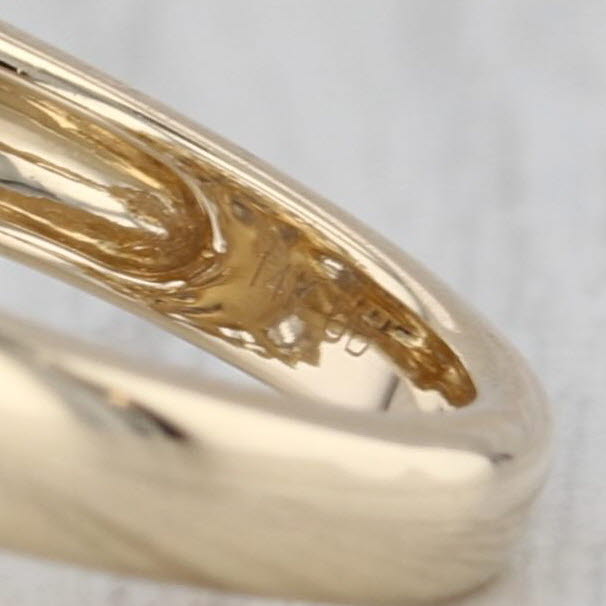 1.13ctw Diamond Cluster Halo Ring 14k Yellow Gold Size 6.25