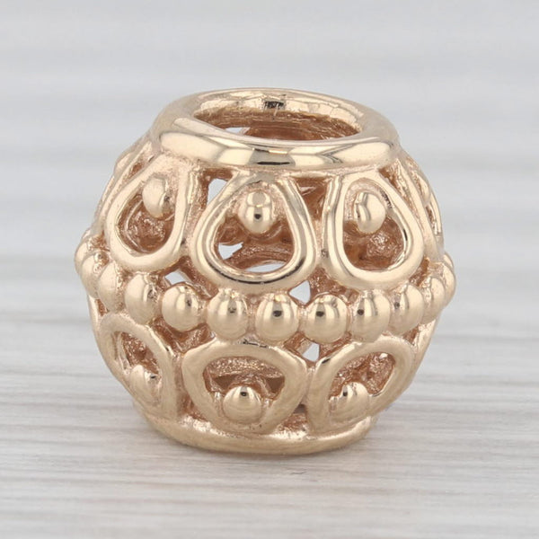 Authentic Pandora Gilded Cage 750458 14k Yellow Gold Retired Bead Charm