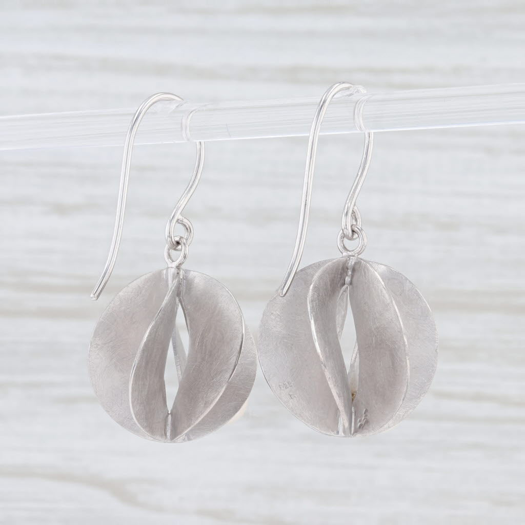 New Bastian Inverun Pearl Drop Earrings Sterling Silver Hook Pierced
